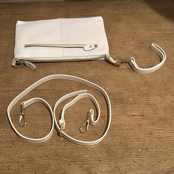 White Leather Bag. Unbranded. - Picture 6 of 9